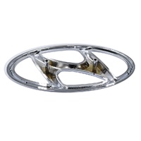 Hyundai Symbol mark H Logo Rear Emblem