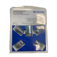 Hyundai Locking Wheel Nuts and Key