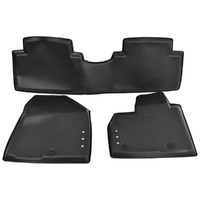 Hyundai Santa Fe Rubber Floor Mats Front & Rear (Set of 4) 2018 - 2020