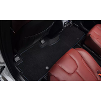 Hyundai Carpet Floor Mats 3 Row Set Blue Stitching Palisade 7 Seater 09/2020-Onwards