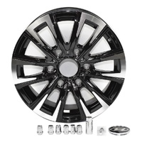 Hyundai iLoad iMAX 16" iksan Machined Black & Silver Alloy Wheel