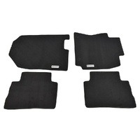 Hyundai Kona Tailored Carpet Floor Mats Set of 4 Yellow Stitching 08/2017-04/2023