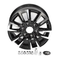 Hyundai iLoad iMAX 16" iksan Machined Black & Silver Alloy Wheels