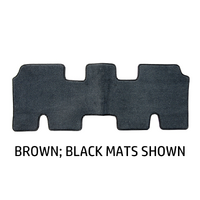 Hyundai Santa Fe DM Tailored Brown Carpet 3RD Row Mat 06/2015 - 03/2018 image