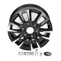 Hyundai iLoad iMAX 16" iksan Machined Black & Silver Alloy Wheel image