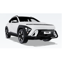 Hyundai Nudge Bar Powdercoat Black for Kona SX2 03/2023 - Onwards image