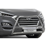 Hyundai Tucson Polished Nudge Bar with LED Light Bar 05/18 -01/21 image