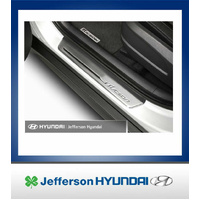 Hyundai Tucson Brushed Metal Scuff Plates Set Of 4 04/2015 - 01/2021 image
