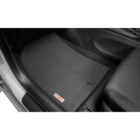 Hyundai i30 Carpet Floor Mats Front & Rear Red Stitching (Set of 4) 2017 - 03/2024 image