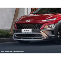Hyundai Kona Alloy Nudge Bar Polished 11/2020 - 04/2023 image