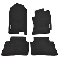 Hyundai Kona Tailored Carpet Floor Mats Set of 4 Yellow Stitching 08/2017-04/2023 image