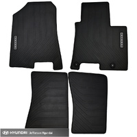 Hyundai Venue Rubber Floor Mats Front & Rear (Set of 4) 2019 - Onwards image