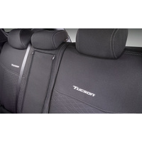 Hyundai Tucson Water Proof Neoprene Rear Seat Cover 2021 - On image
