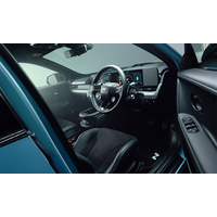 Hyundai Tailored Carpet Mats - Double Contrast Stitch N logo for IONIQ 5 MY22 - MY25 Set of 3 image