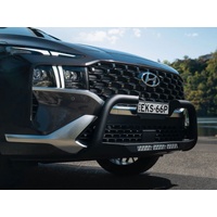 Hyundai Nudge Bar Black with LED Bar Santa Fe TM PE 2020 - 2023 image