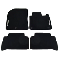 Hyundai Santa Fe Black Tailored Carpet Floor Mats Set - 09/2020 to 04/2024 Petrol Models image