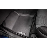 Hyundai Santa Fe Black Tailored Rubber Floor Mats Set 09/2020 onwards image