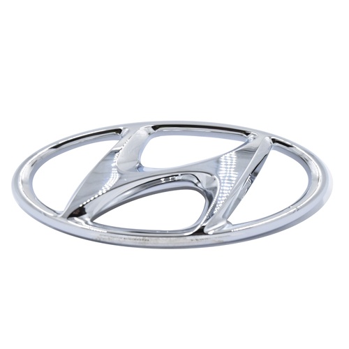 Hyundai Symbol Mark H Logo Rear Emblem