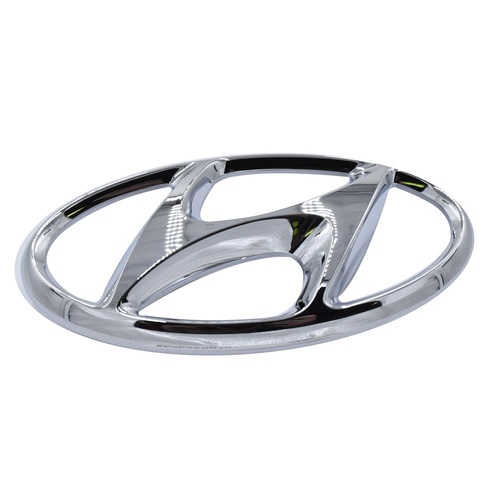 Hyundai Symbol mark H Logo Rear Emblem