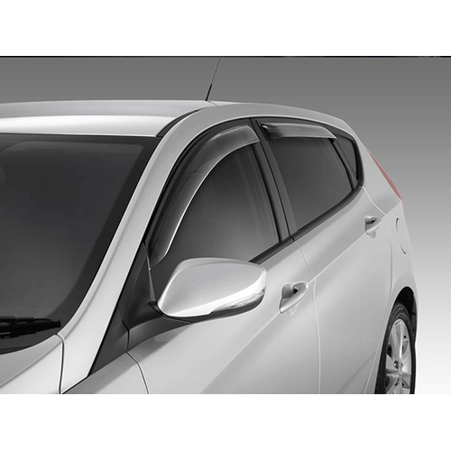 Hyundai Weathershields Tinted Set of 4 Accent Hatch 2011 - 2019