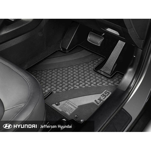 Hyundai IX35 Rubber All Weather Floor Mats Set of 4 2014 - 2016