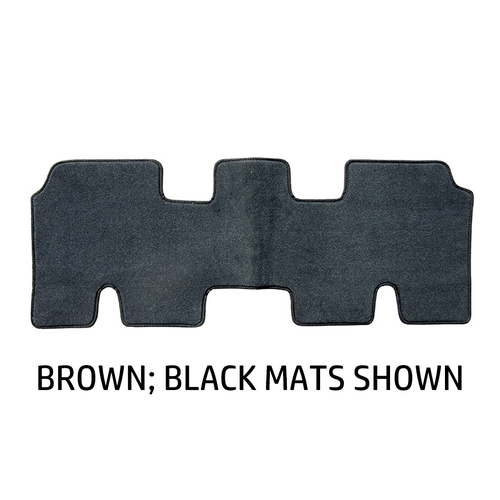 Hyundai Santa Fe DM Tailored Brown Carpet 3RD Row Mat 06/2015 - 03/2018