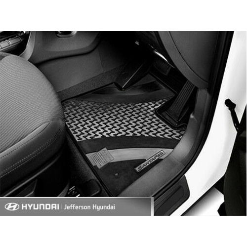 Hyundai Santa Fe DM Rubber Floor Mats (Set of 4) 2012 - 2018