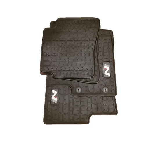 Hyundai Tailored Rubber Floor Mats Set of 4 for i20 N 03/2021 - Current