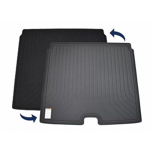 Hyundai Reversible Carpet Rubber Cargo Boot Mat for Tucson NX4 01/2021 - Onwards