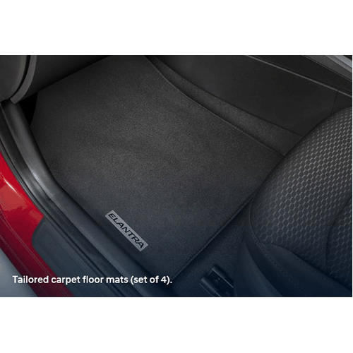 Hyundai Elantra Tailored Carpet Floor Mat Set of 4 12/2015 - 08/2020