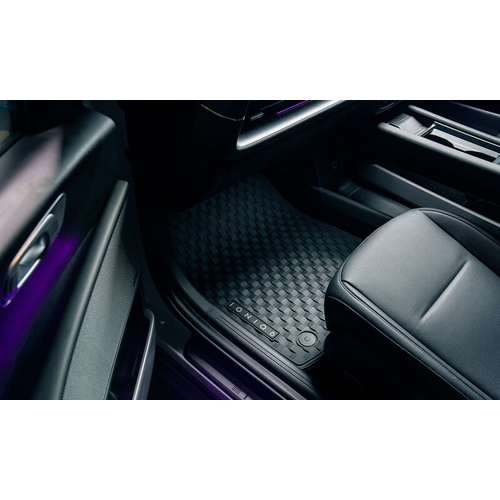 Hyundai Rubber Floor Mats Tailored for IONIQ 6 MY23 - Current Set of 4