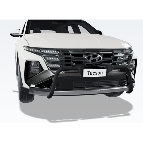 Hyundai Nudge Bar Powdercoat Black for Tucson 04/2024 - Onwards