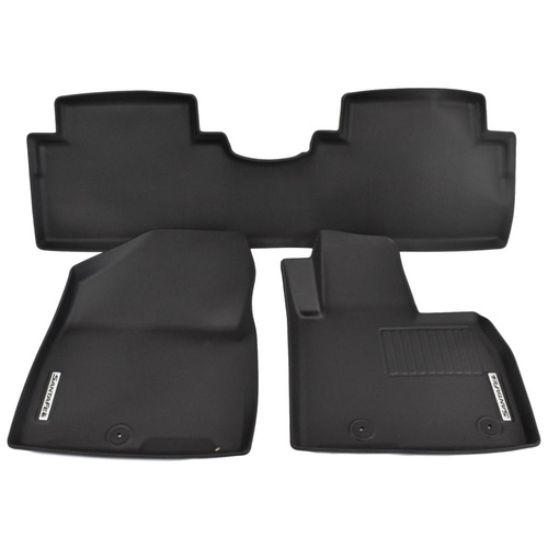 Hyundai Santa Fe Rubber Floor Mats Front & Rear (Set of 4) 2018 - 2020